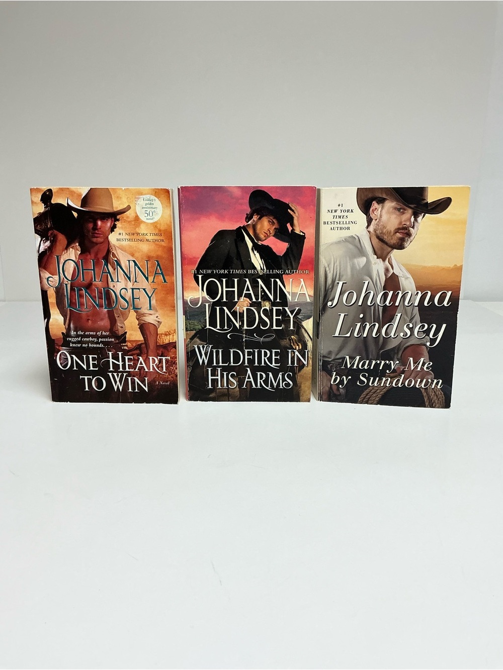 Johanna Lindsey Romance Lot Historical Western Callahan-Warren Complete Series